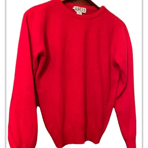 Vintage Rafique 100% Cashmere Sz M Crewneck Sweater - Picture 4 of 8